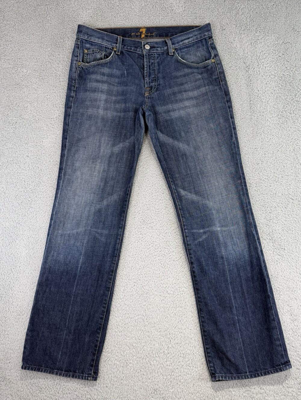 7 For All Mankind Men's The Standard Jeans Size 33x31 Made in the U.S.A.